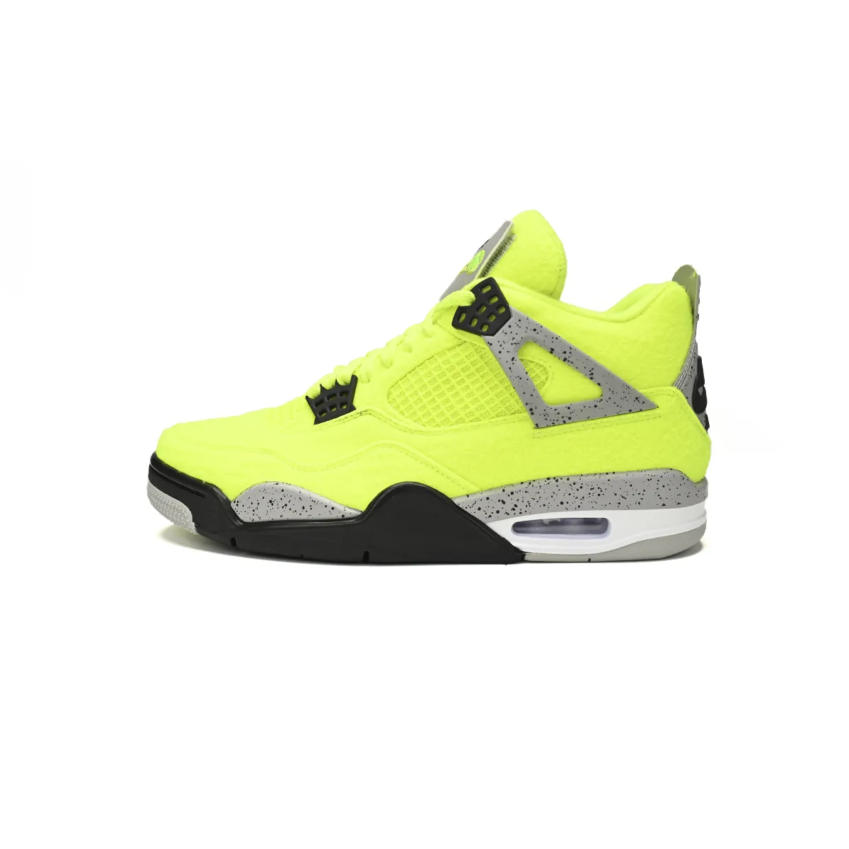 How does CocoKicks Jordan 4 Plush Fluorescent Yellow blend street – wear & texture trends in sneakers|sneakers2024?