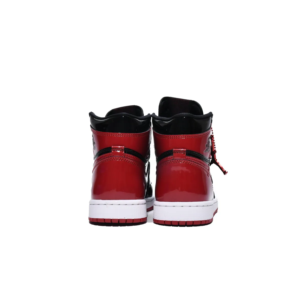 CocoKicks Jordan 1 Retro High OG Patent Bred 555088-063 - Image 4