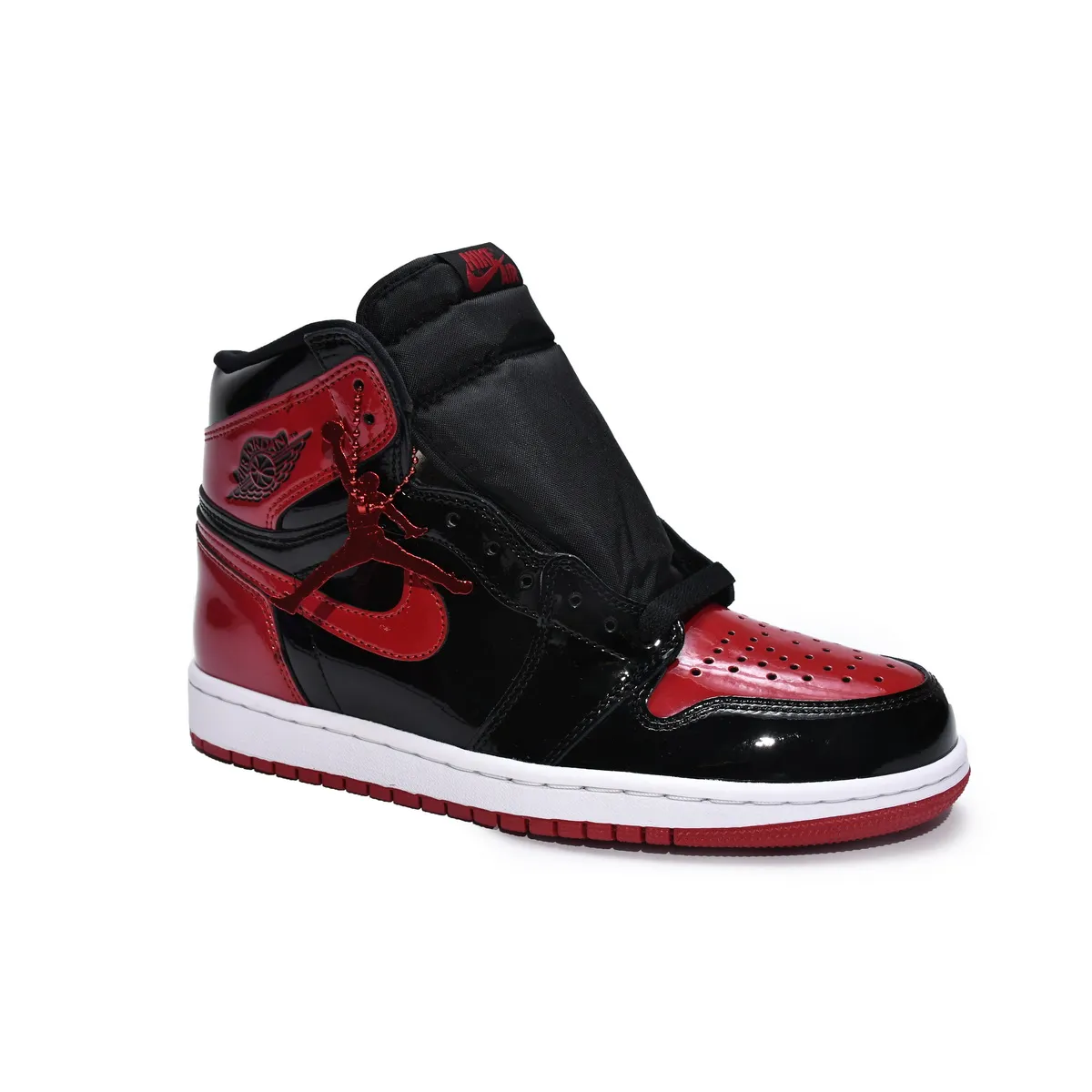 CocoKicks Jordan 1 Retro High OG Patent Bred 555088-063 - Image 3